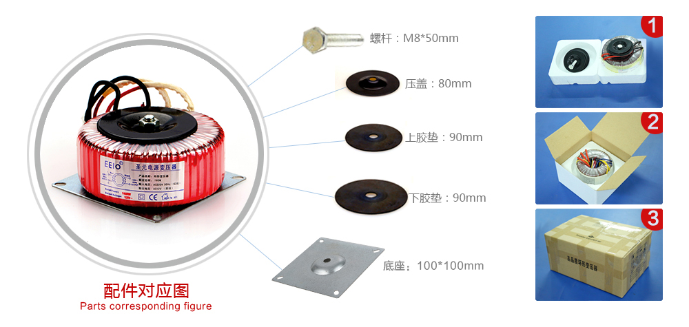 环形变压器配件图
