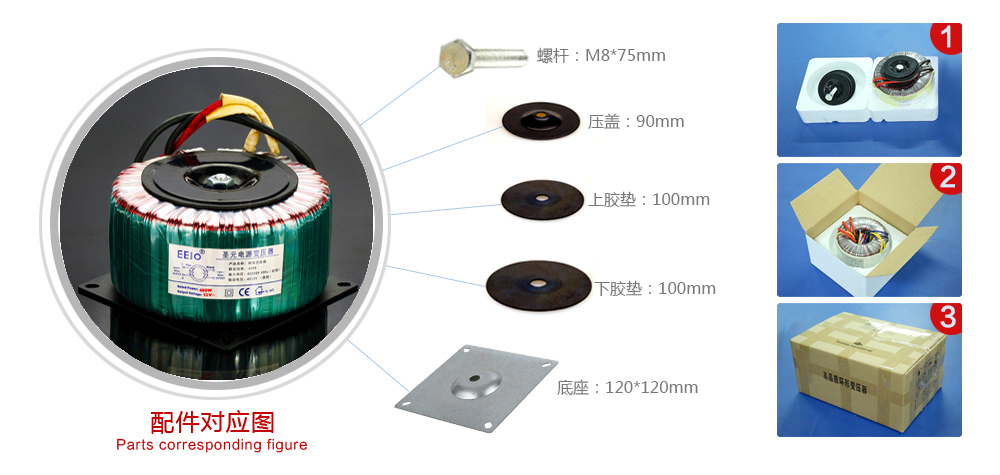 环形变压器配件图
