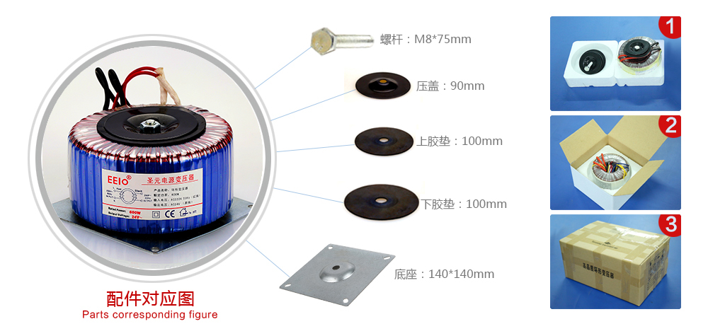 环形变压器配件图