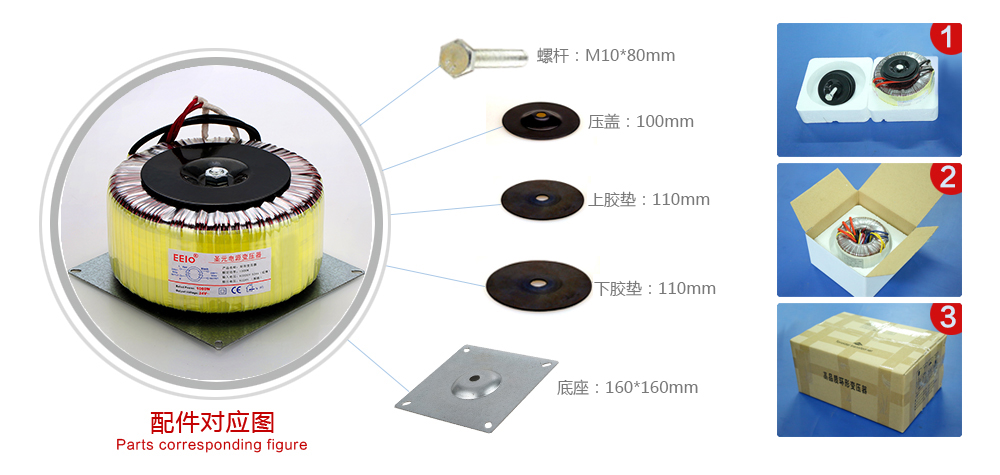 环形变压器配件图