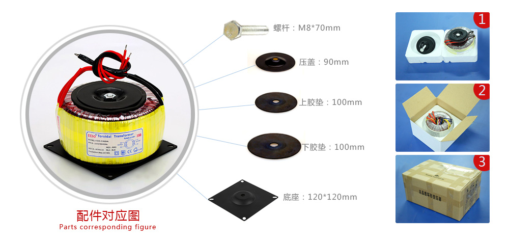 环形变压器配件图