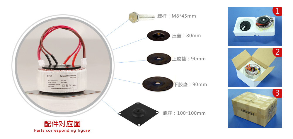 环形变压器配件图