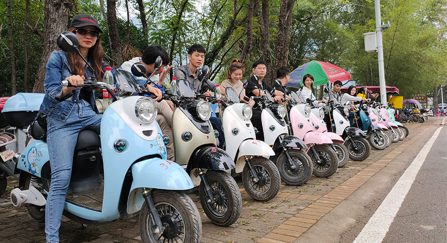 圣元电器十里画廊骑行