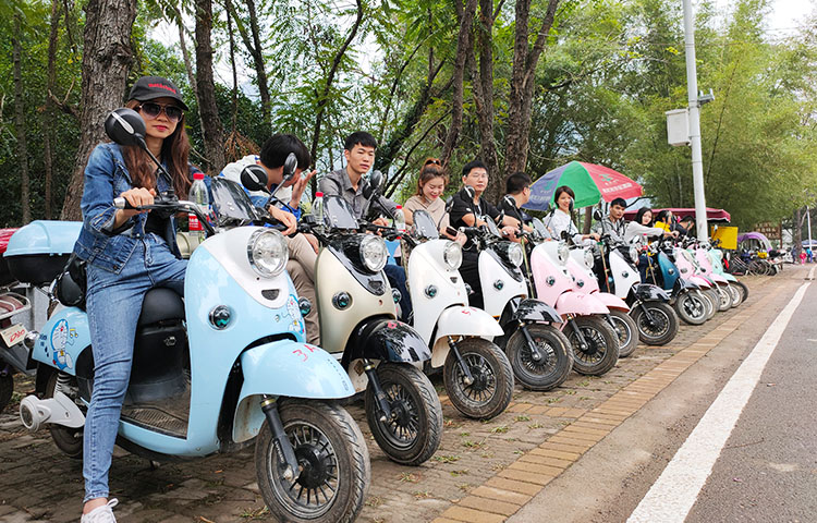 圣元电器精英团队十里画廊自由骑行