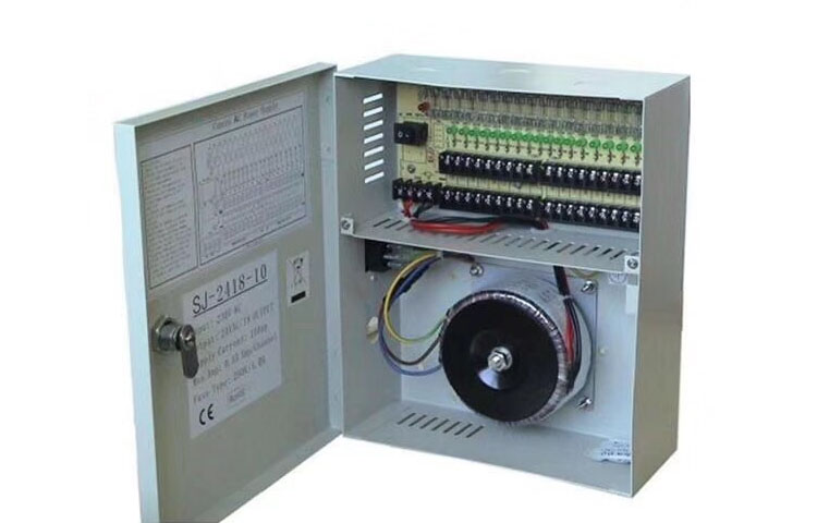 安防监控配电箱内安装使用环形变压器