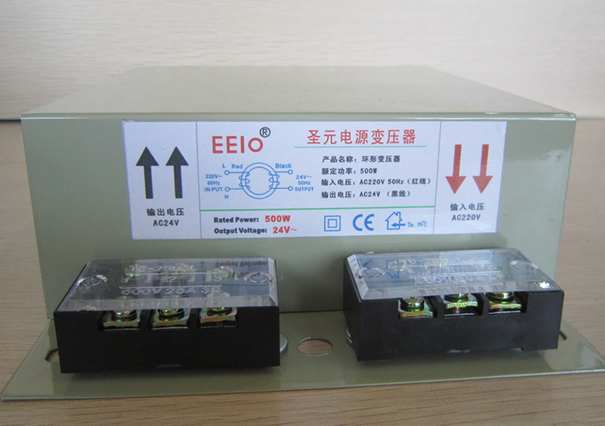 EEIO-KZ环形变压器300W 220V/24V [带绿黄外壳保护的变压器]