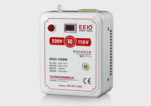 1000W220V转110V电源变压器【带电压显示】