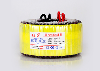 EEIO-HX环形变压器360W 220V/24V [360W变压器铁芯尺寸与功率如何计算]